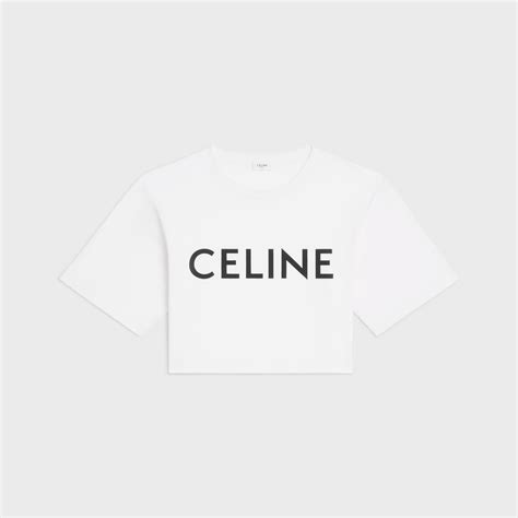 celine shirt black|celine cropped t shirt.